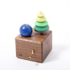 Luna Edelweiss Music Box with spin tops  |  © Conscious Craft